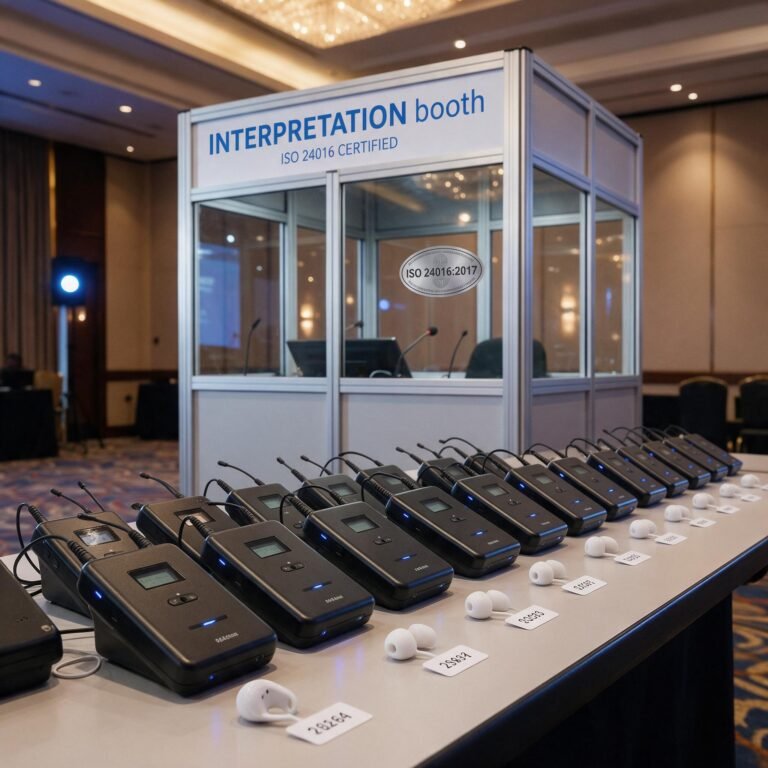 Conference Interpretation Equipment — What Does Your Event Actually Need?